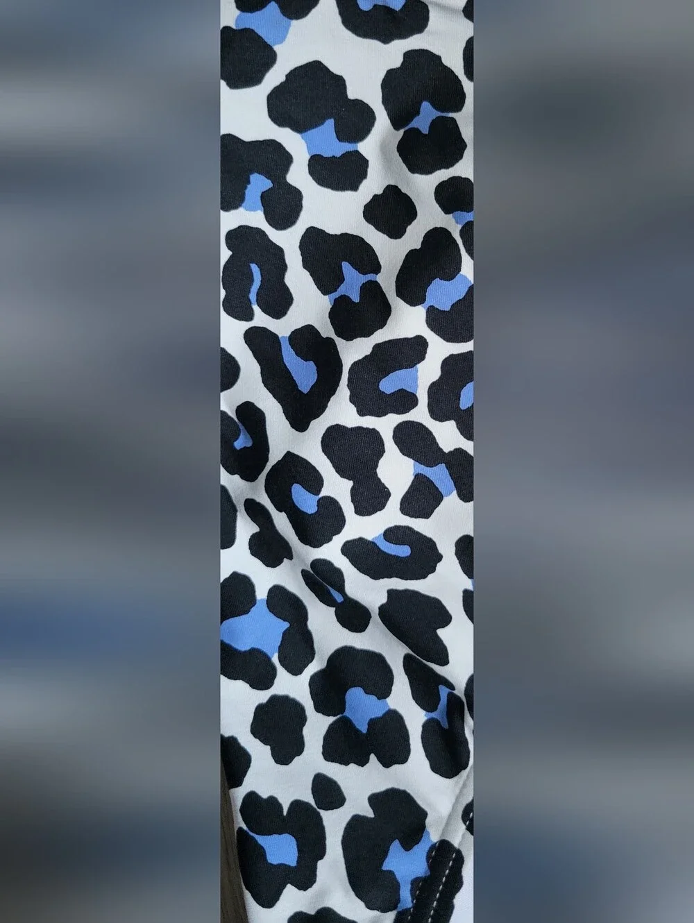 Michael Kors NWT Oasis Crew Blue Leopard High-Waist Swimsuit Bikini Bottoms, XS